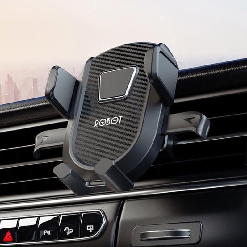 Robot Car Holder RT-CH15 Air Vent Stand Holder mobil Universal Gravity Smartphone Garansi Original Resmi