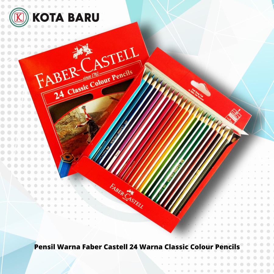 

Pensil Warna Faber Castell 24 Warna Classic Colour Pencils