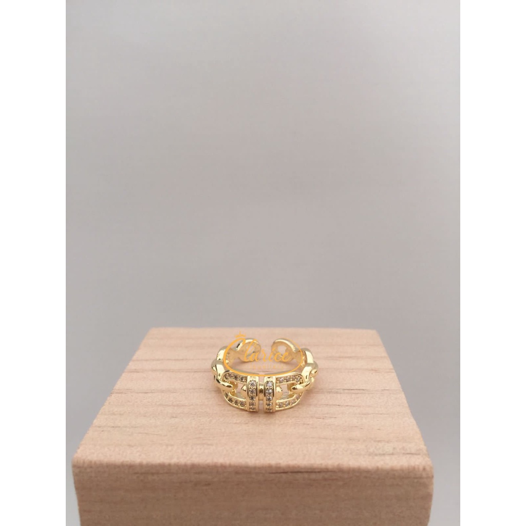 Cincin Wanita titanium model unik