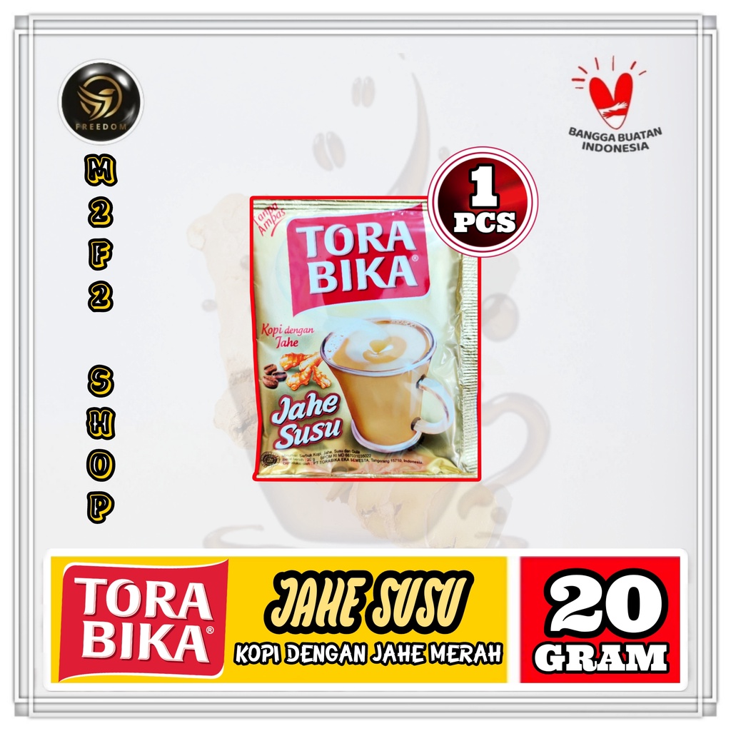 

Kopi Torabika Jahe Susu Tanpa Ampas Sachet - 20 gr (Kemasan Satuan)