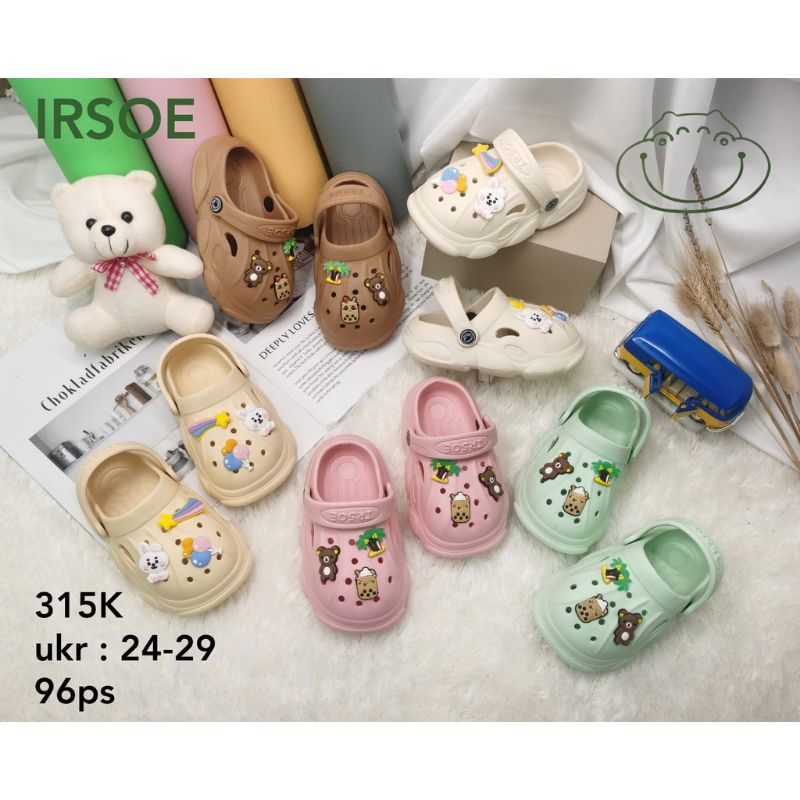 SANDAL BAIM FUJI JIBBITZ ANAK KEKINIAN KARET EVA(20-29)