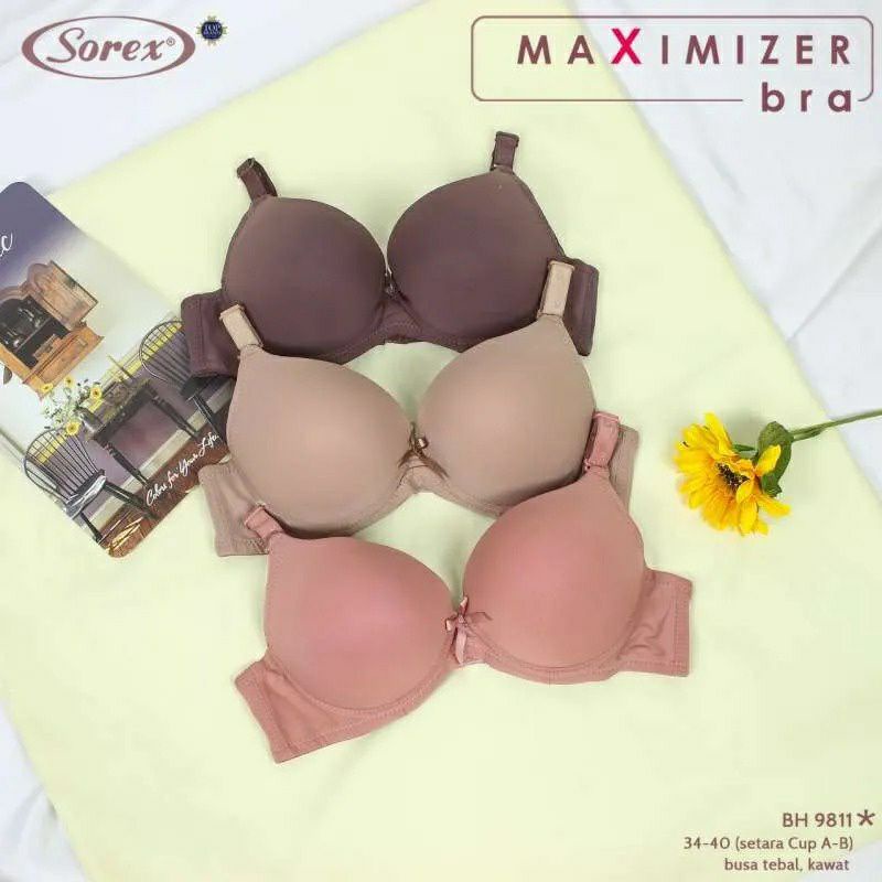 Bra bh sorex busa tebal push up pakai kawat