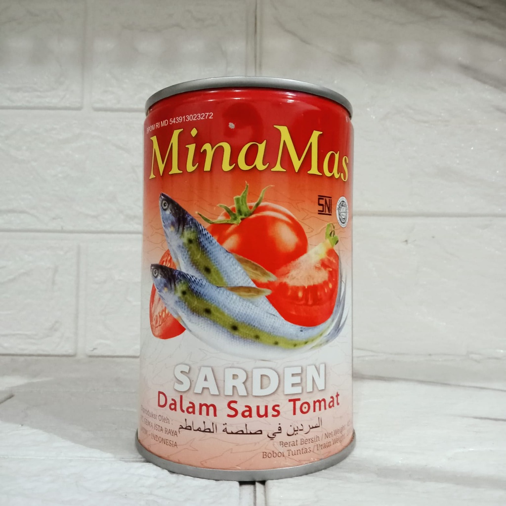 

MINA MAS Sarden Kaleng Tomat 425gr HALAL