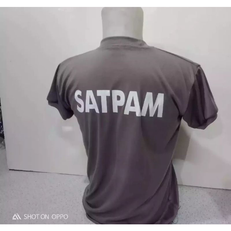 kaos security terlaris , kaos security warna coklat terbaru