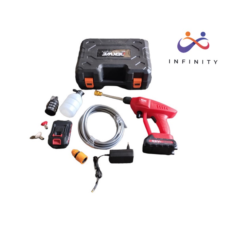Mesin Steam Cuci Motor Mobil Portable Cordless High Pressure  INF