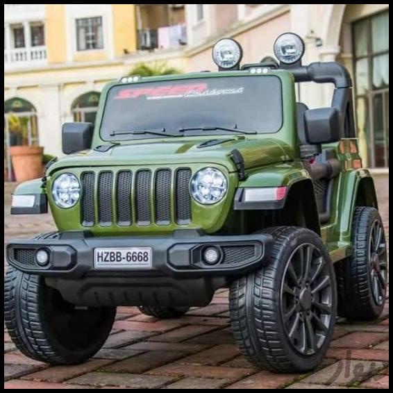 Promo Mobil Mainan Anak Aki Jeep Rubicon Wrangler Ban Karet