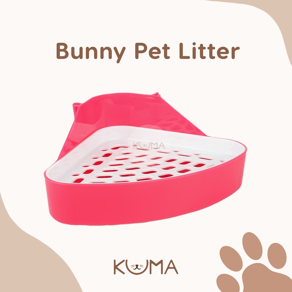 Jual [KUMA] Toilet Kelinci Corner Sudut MEDIUM Tempat Pipis Kelinci