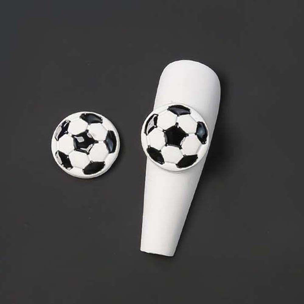 AUGUSTINA Dekorasi Kuku Piala Dunia Agustina Fashion Wanita Piala Piala Dunia Football Cup Nail Ornament 3D Nail Jewelry