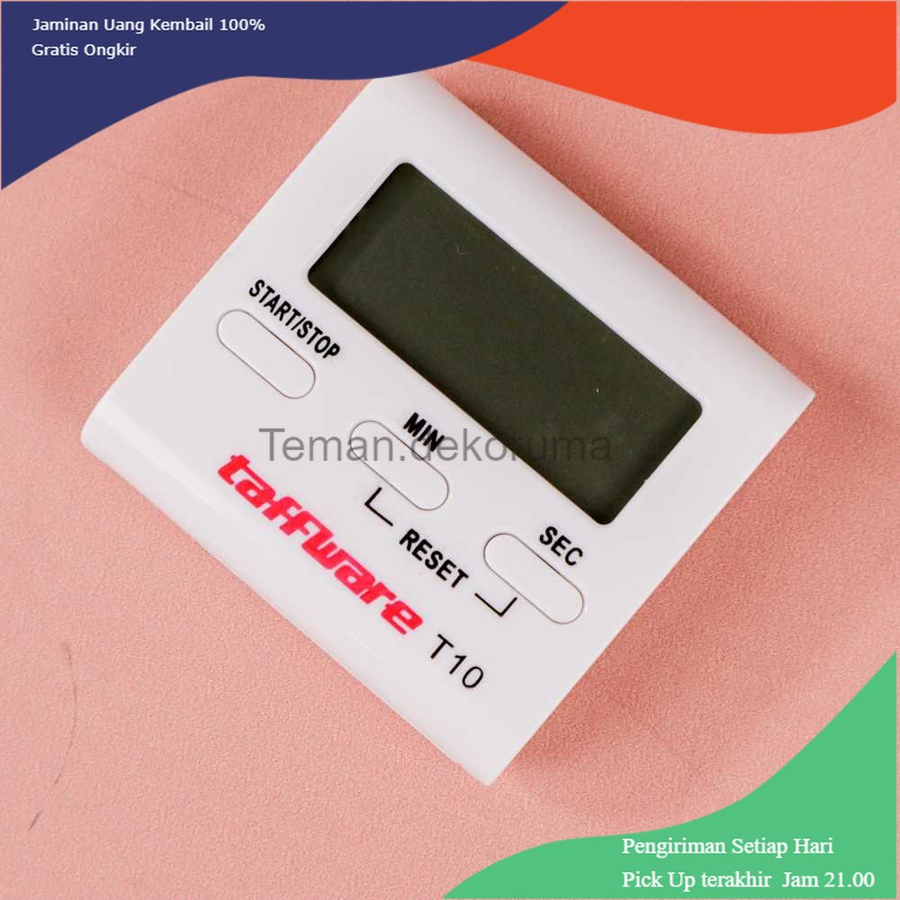 TD - PR Taffware Timer Masak Dapur Countdown Digital Alarm Clock - T10