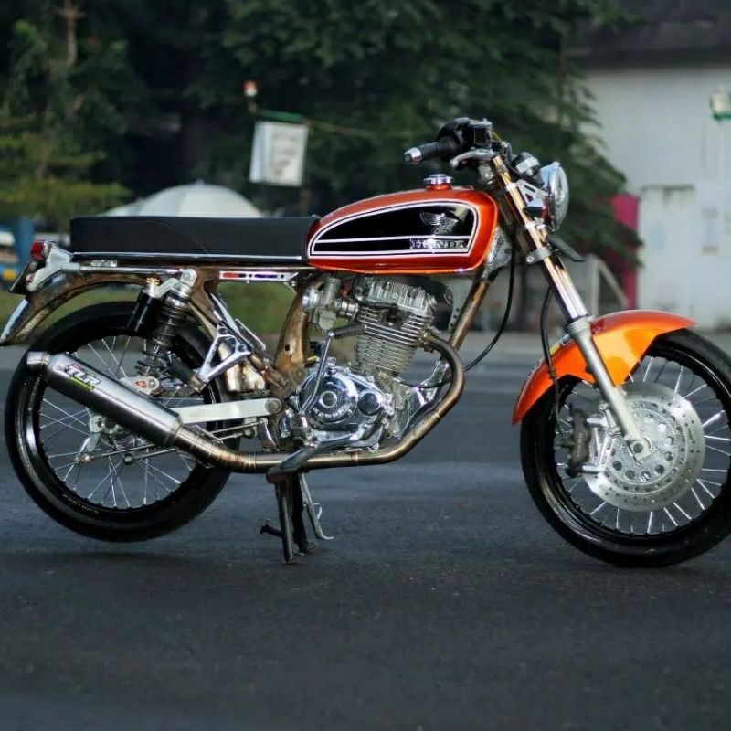 Leher atau Pipa knalpot Racing Non sambungan (PATEN) PNP CB CLASIC D50MM