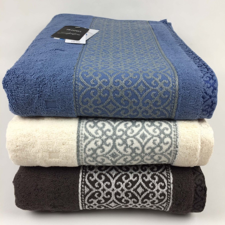 Handuk Terry Palmer Motif SIGNATURE 70x140 Premium Cotton Tebal Bagus Serap Air PREMIUM SIGNATURE BERKUALITAS