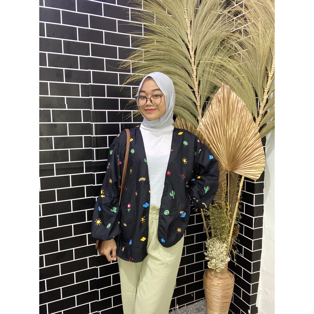 Kiyowo Outer Motif | Outer Wanita | Baju Wanita Terbaru