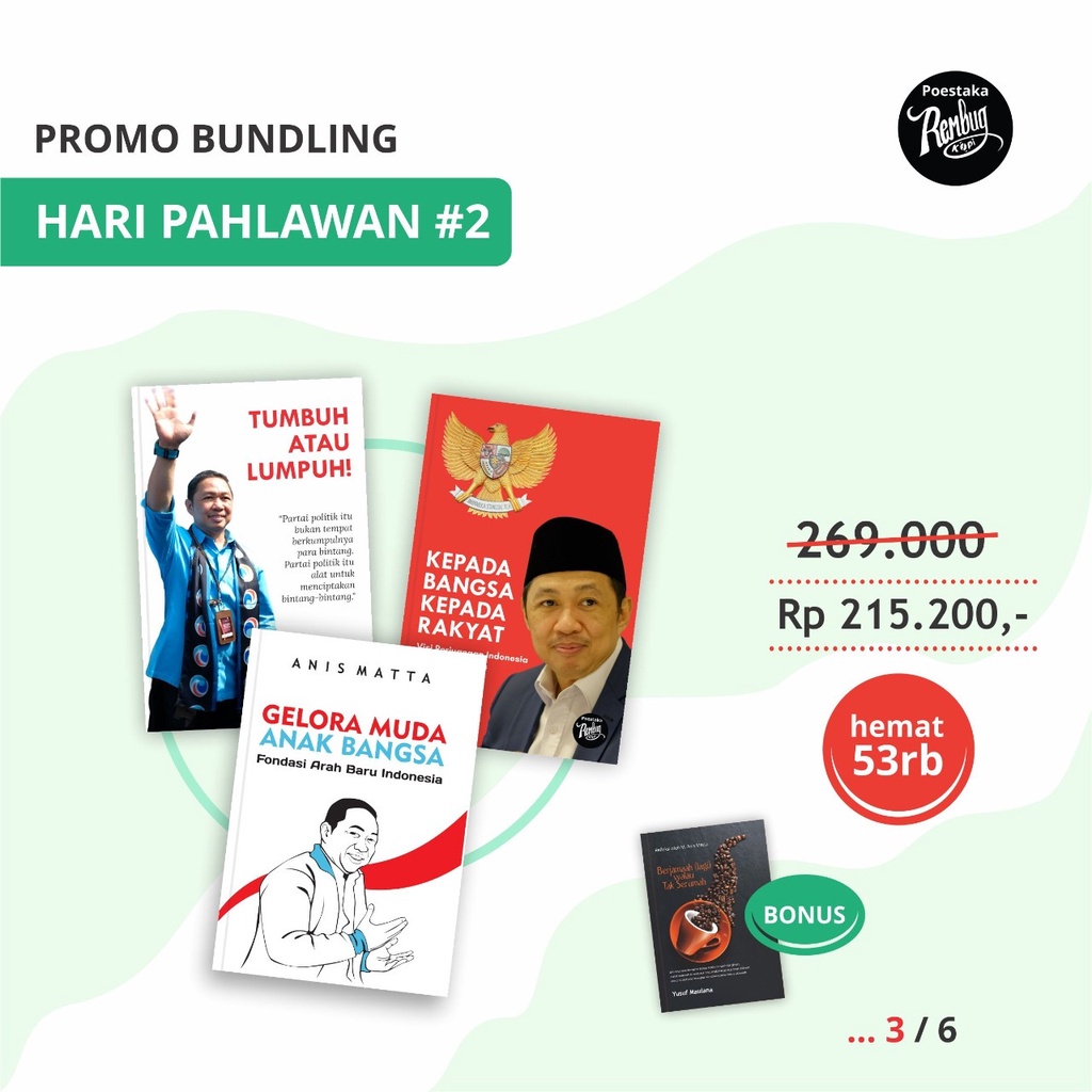 Jual Buku Motivasi Islam Promo Buku Anis Matta Paket Hari Pahlawan Shopee Indonesia