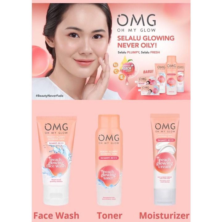 Jual OMG Oh My Glow 1 SET Skincare BPOM 100 Original Paket
