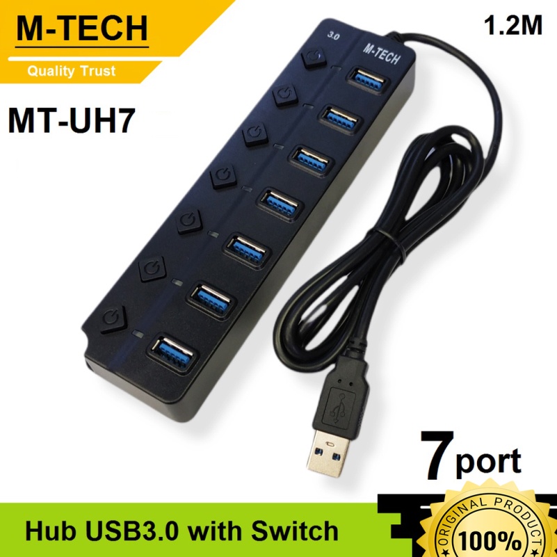 USB 4 Port 3.0 Hub Berkecepatan Tinggi 5Gbps Buat Cas Hp Juga Bisa