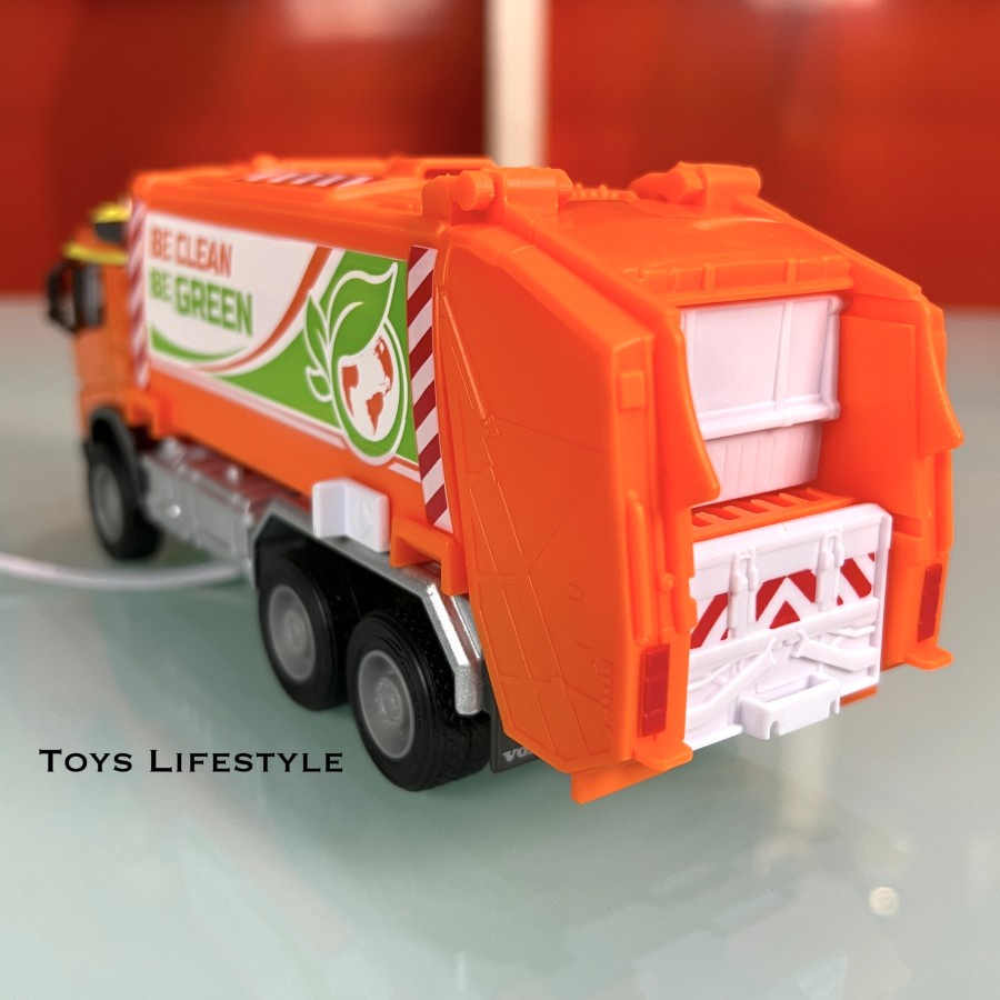 Mobil Truck Majorette Diecast Volvo Truck Garbage (BUNYI NYALA)