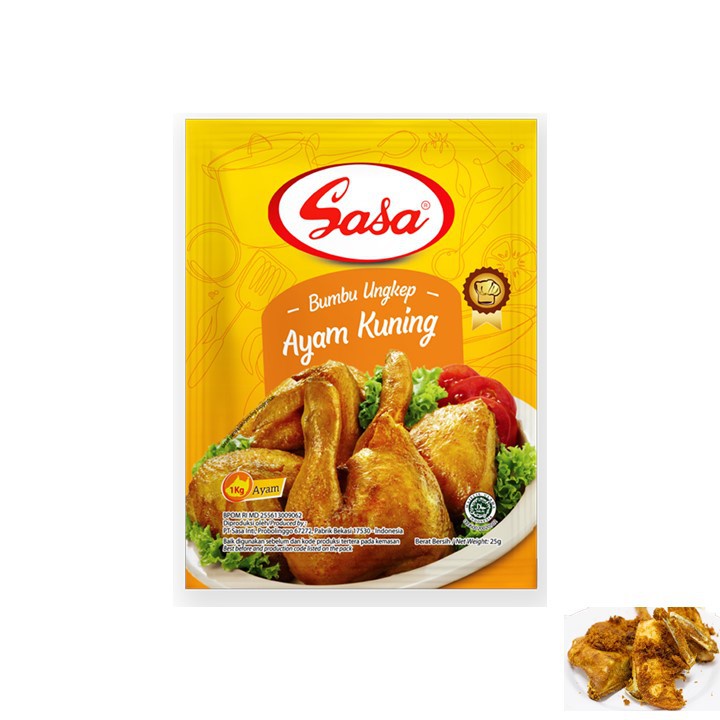 

SASA bumbu ungkep ayam kuning, bumbu ungkep ayam kalasan