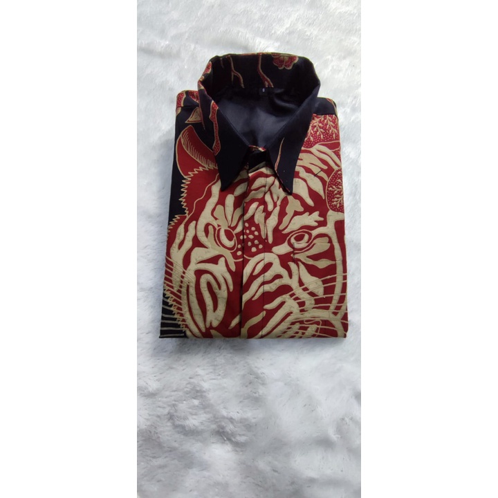 Hem  Kemeja Baju Batik Pria Cowok Laki Laki Slimfit Full Lapis Furing Lengan Panjang Lengan Pendek Original Asli Batik Jumanta Solo Laweyan Size S M L Xl XXL Bahan Katun Premium  118