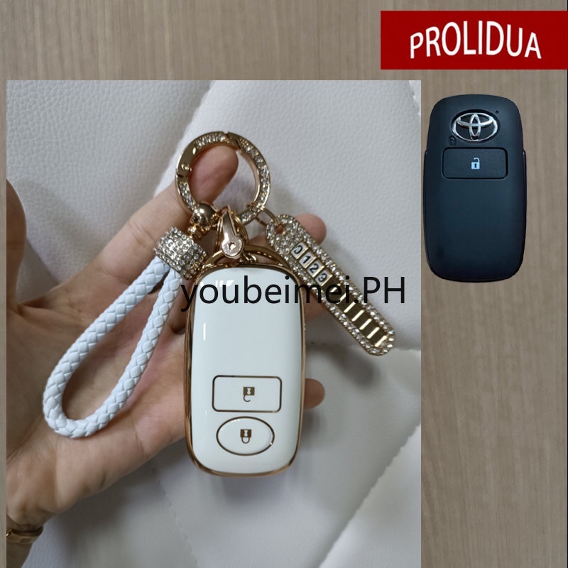 【 Ready stock 】 For Toyota Raize 2022 New Veloz 2022 Plating TPU Case Cover Key Holder Car Key Accessories Keychian