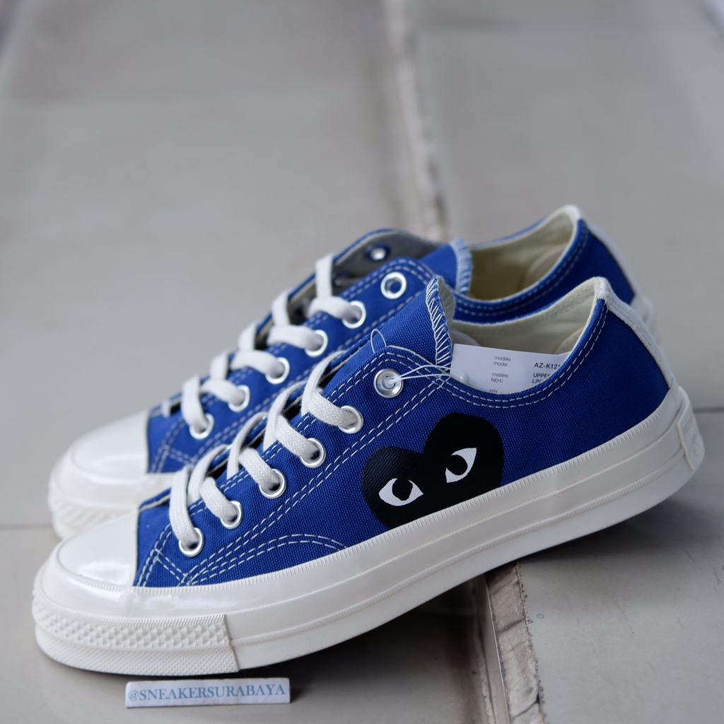 Converse Chuck Taylor 1970s Ox X CDG &quot; Blue &quot; CT 70 CT 70s