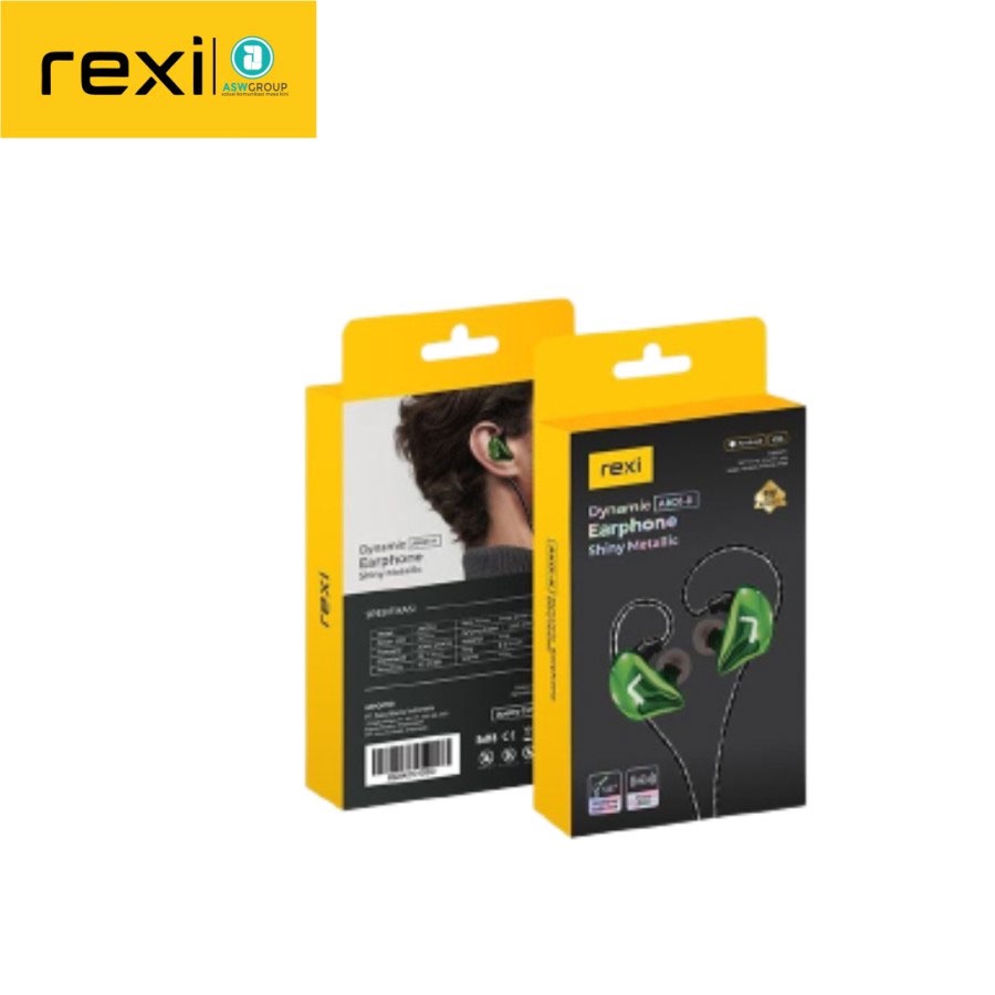 HEADSET REXI WIRED AK01-K MIC 135 DERAJAT JACK DEPP BASS