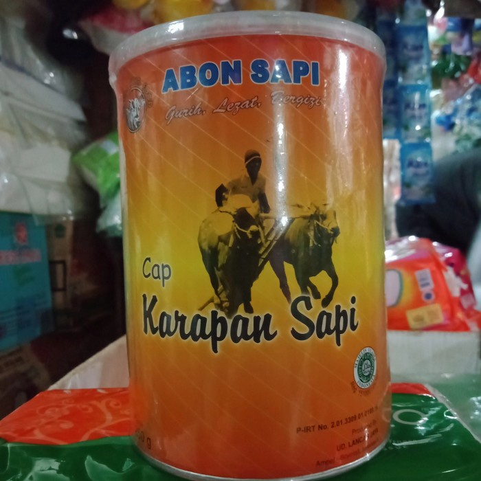 

Abon Sapi Cap Karapan Sapi 250g