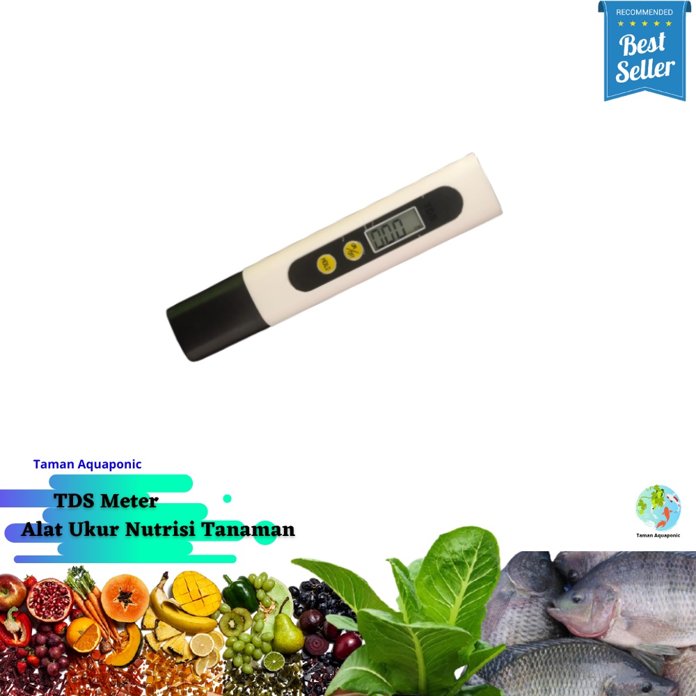 TDS Meter Hidroponik Alat Ukur Nutrisi Tanaman