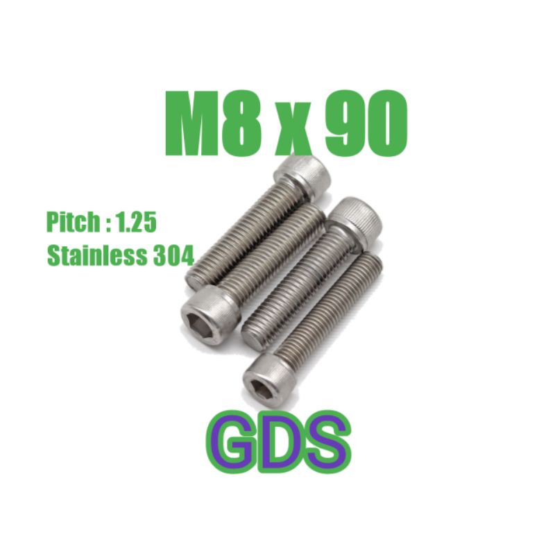 Baut L Stainless M8 x 90 / Baut L Stainless 304