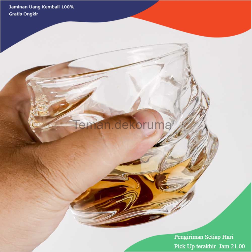 TD - PR Shahnameh Gelas Whisky Wine Glass Cup 300ML - YJ102