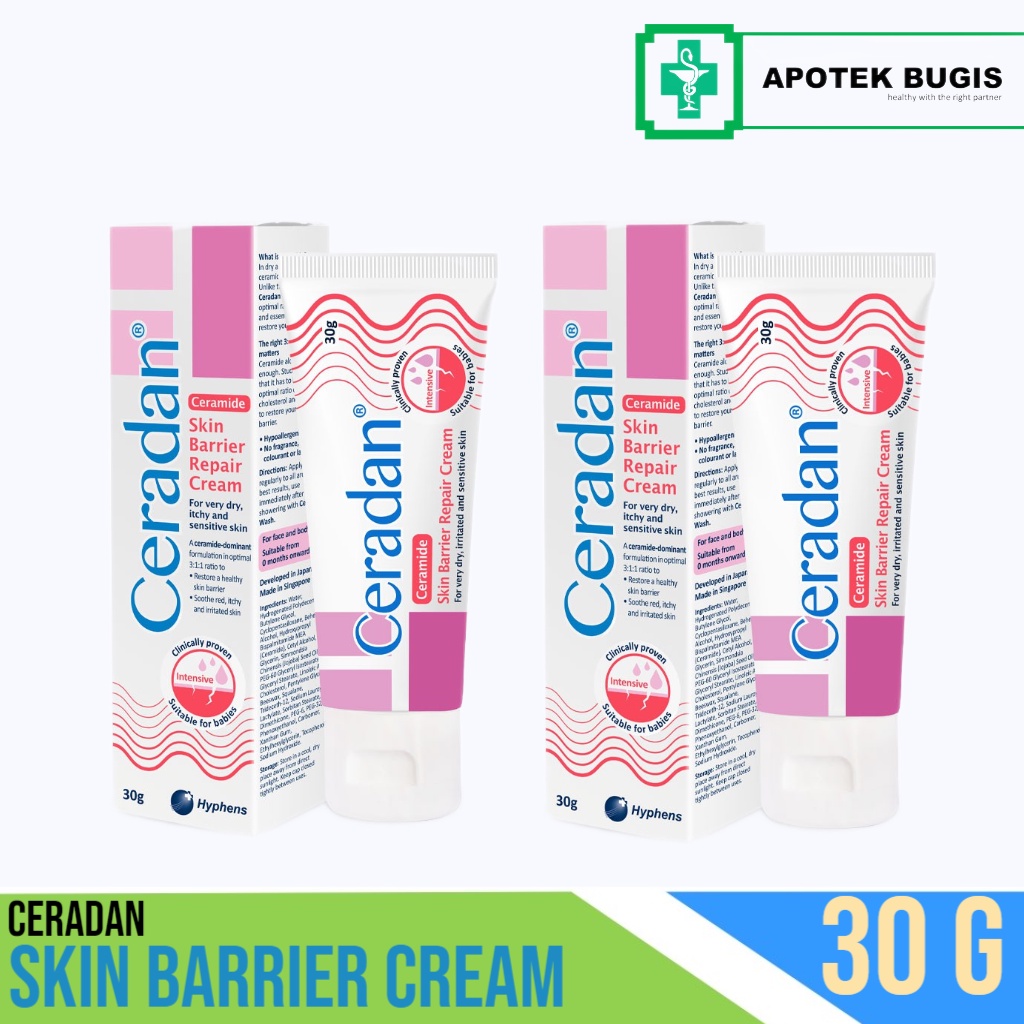 Ceradan Ceramide Skin Barrier Cream 30 Gr  Krim Pelembab dan Pelindung kulit sensitif 30 gram