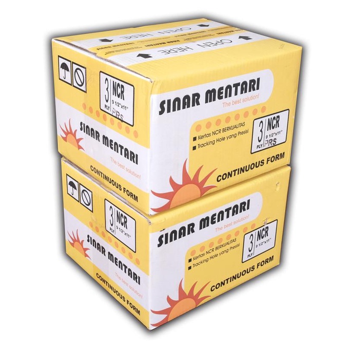 

HOT PROMO Continuous Form Sinar Mentari 3 Ply 9.5" x 11" / 9.5" x 11" : 2