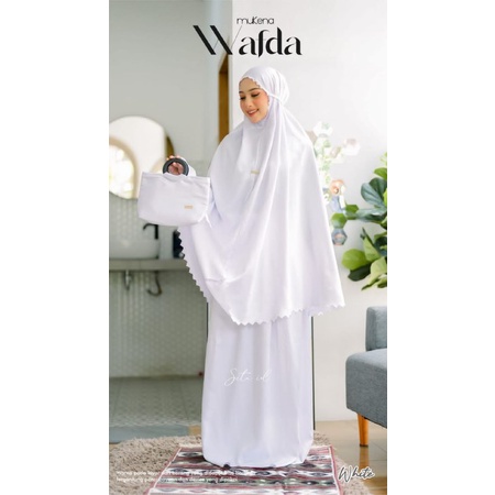 MUKENA WAFDA BY SITA ID/MUKENA POLOS/MUKENA HITAM/MUKENA PUTIH