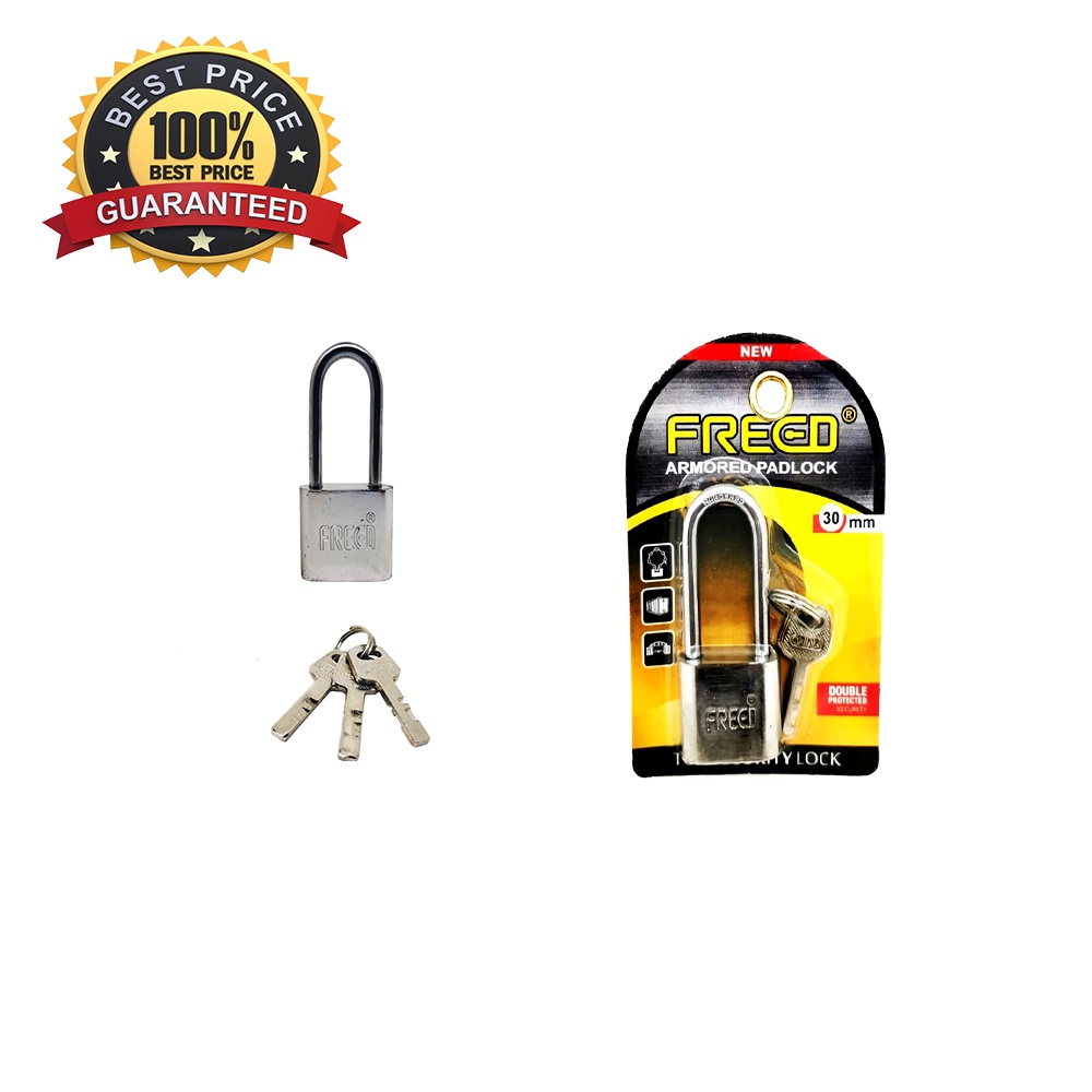 Gembok Nekel Panjang FREED 30 40 50 60 mm Rumah Industri Padlock