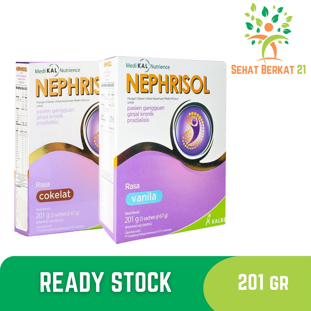 

Nephrisol 201 gram - Nutrisi Rendah Protein Ginjal Kronik