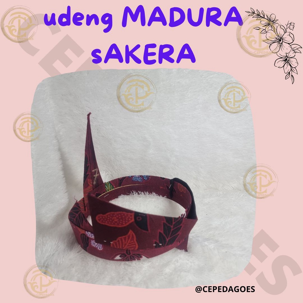 ✦BEST SELLER✦ Udeng Madura / Ikat Kepala khas Madura / ikat langsung adat asli sudah jadi Udeng / Ud