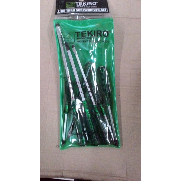 Obeng Ketok Tekiro Set 7 pcs Obeng Getok Tekiro Original