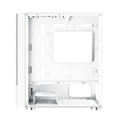 Casing Gaming OREO Xagatex Free Fan 3 RGB Micro M-ATX MAtx Case PC Tempered Glass
