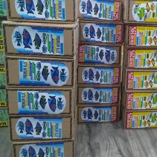 Pelet Ikan/Akari Premium Blue/Cichlid Tropical/Pakan Ikan/250gram