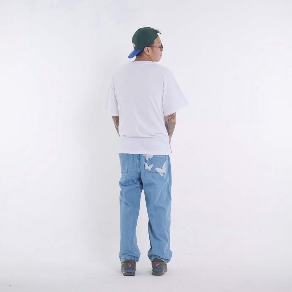 Superego Baggy Pants by Isser James Light Blue BIJ01