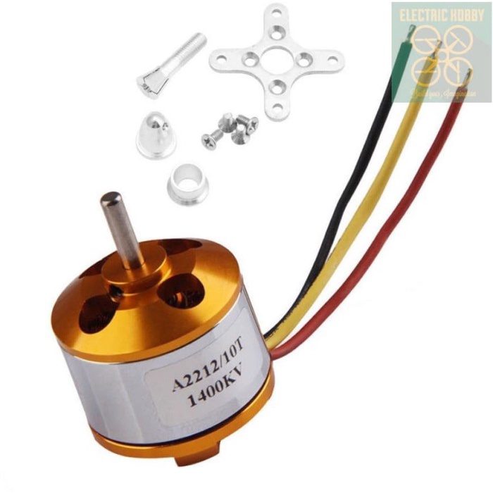 Brushless Motor A2212 / 2212 - 1400kv Rc pesawat, Rc Plane, Airplane