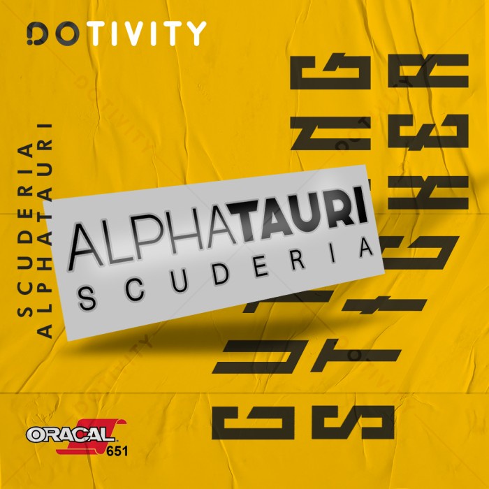 

Cutting Sticker SCUDERIA ALPHATAURI V5
