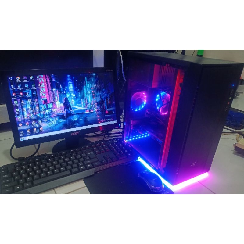 1 set komputer intel core i5 Gaming,Desain,editing,streaming