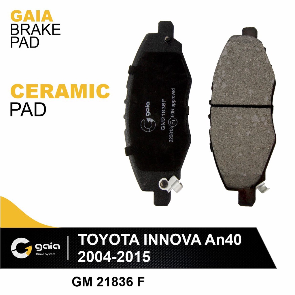 Kampas rem brake pad Innova Lama CERAMIC ORIGINAL GAIA GC21836F