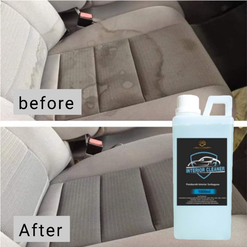 INTERIOR CLEANER 1LITER, pembersih interior dalam mobil penghilang noda plafon jok