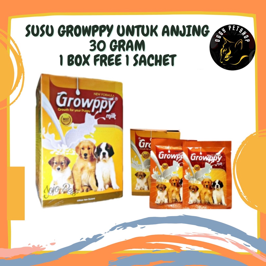 GROWPPY SUSU ANJING- 1BOX GROWPPY/ susu anjing / growppy / growppy
