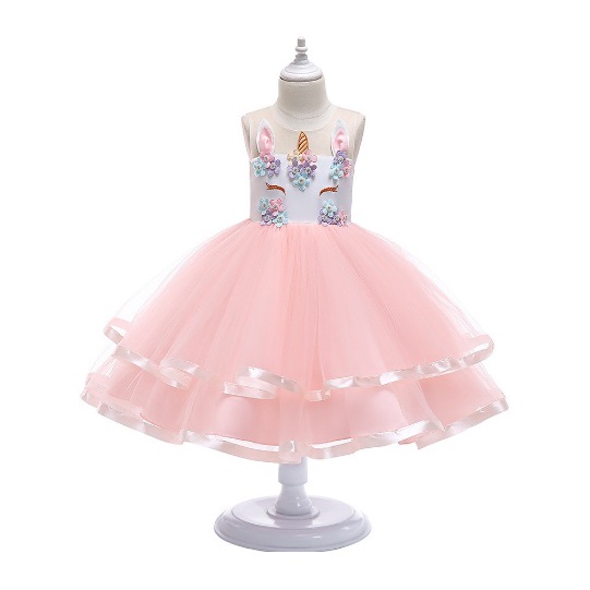 dress unicorn tutu rainbow baju anak kuda unicorn import UNICORN BUNGA DRESS ULANG TAHUN