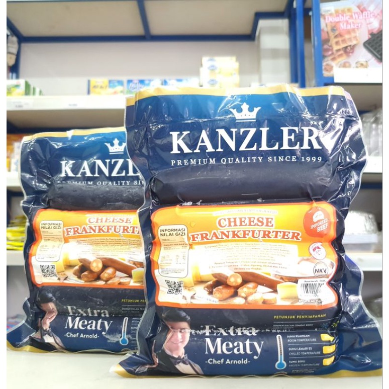 

Kanzler Sosis Cheese Frankfurter 360Gr / Sosis Keju Kanzler / Sosis Kanzler