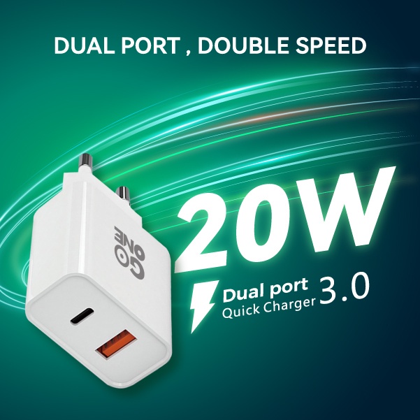 GOONE Kepala Charger Fast Charging Single Port USB Quick 3.0 Charger