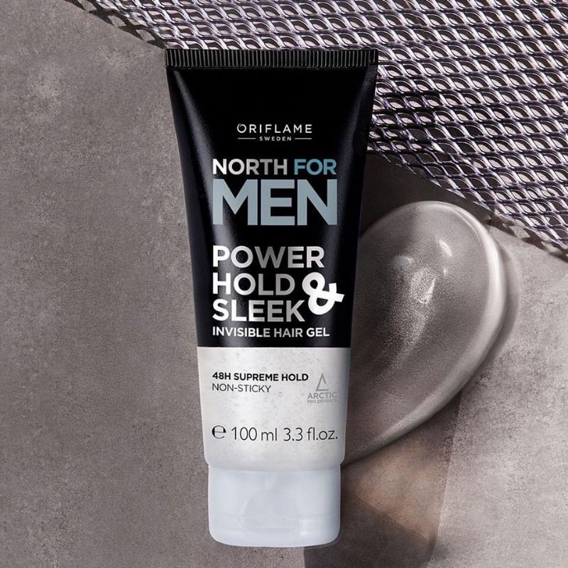 North For Men Power Hold &amp; Sleek Invisible Hair Gel