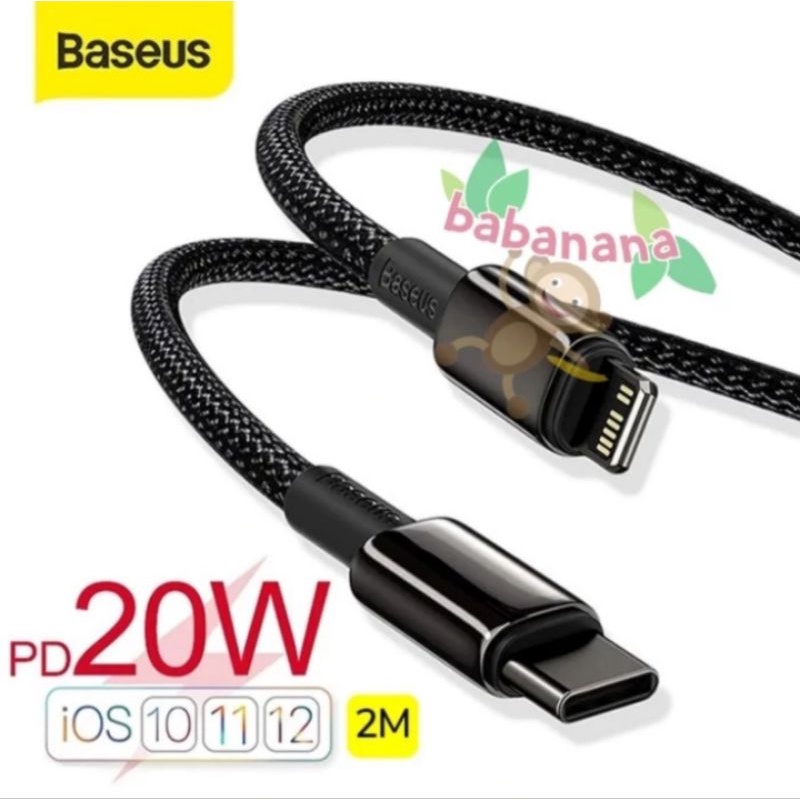 Baseus Kabel Data Iphone Baseus Fast Charging Cable PD 20W 2 Meter